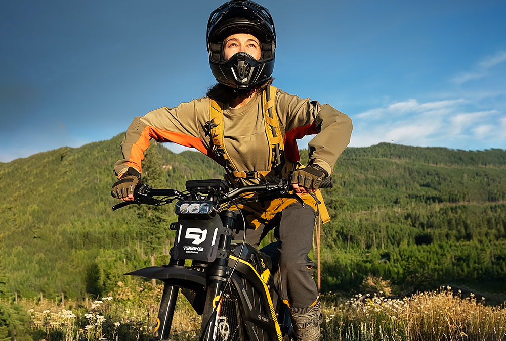79Bike Falcon Lite 10000W 72V Electric Dirt Bike - Off-Road Adult Electric Motorcycle, 56MPH Top Speed, 75-Mile Range, Full Suspension