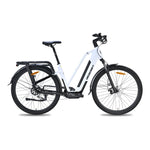 GAEA  28" UL 36V/13Ah 350W 25km/h Lithium Electric Bike Ebike, White