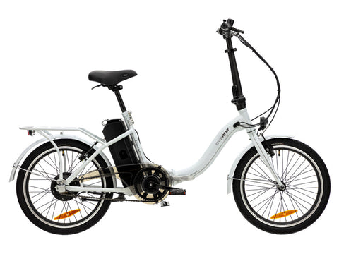 NEMESIS  20" UL 36V/7.8Ah 250W 25km/h Folding Lithium Electric Bike Ebike, White