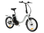 NEMESIS  20" UL 36V/7.8Ah 250W 25km/h Folding Lithium Electric Bike Ebike, White