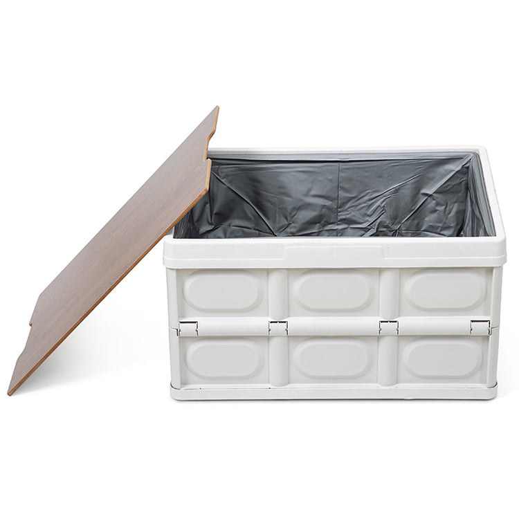 Folding Storage Box White