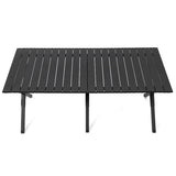 Carbon Steel Eggroll Table Small Size Black