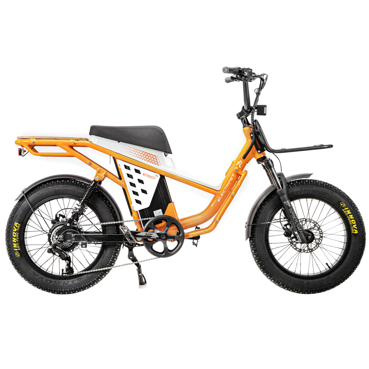 120 Miles Range Fat Tire Electric camping bike