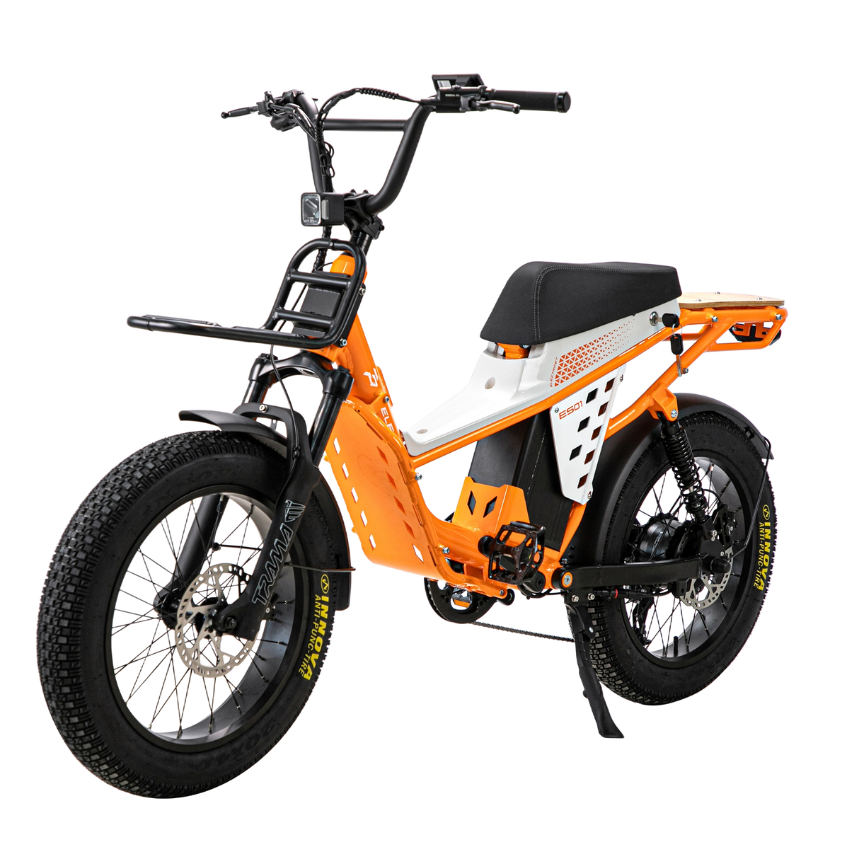 48V 50Ah Long Range Fat Tire Electric Bike for Adults, 750W Camping Ebike with 1500W Peak Motor