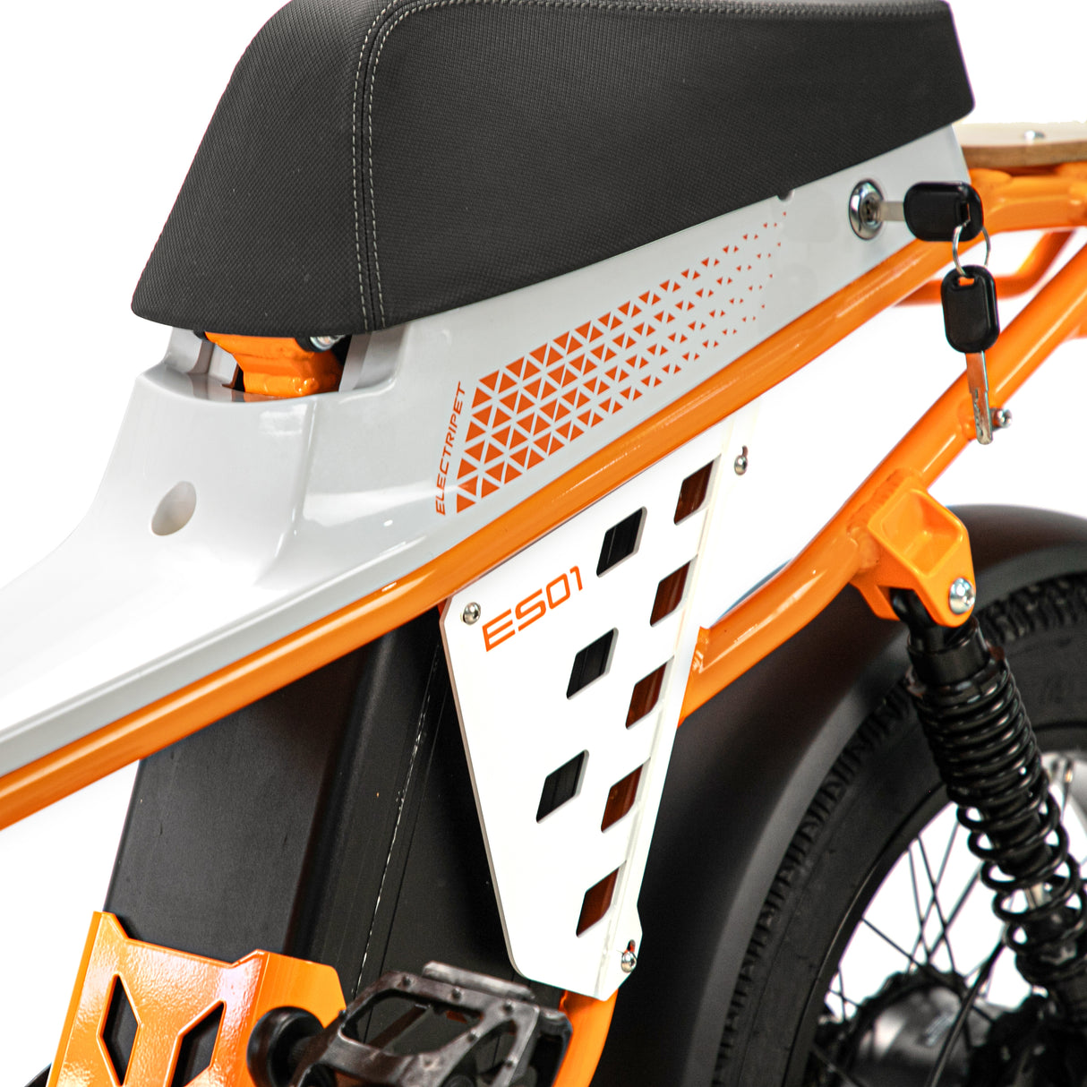 120 Miles Range Fat Tire Electric camping bike