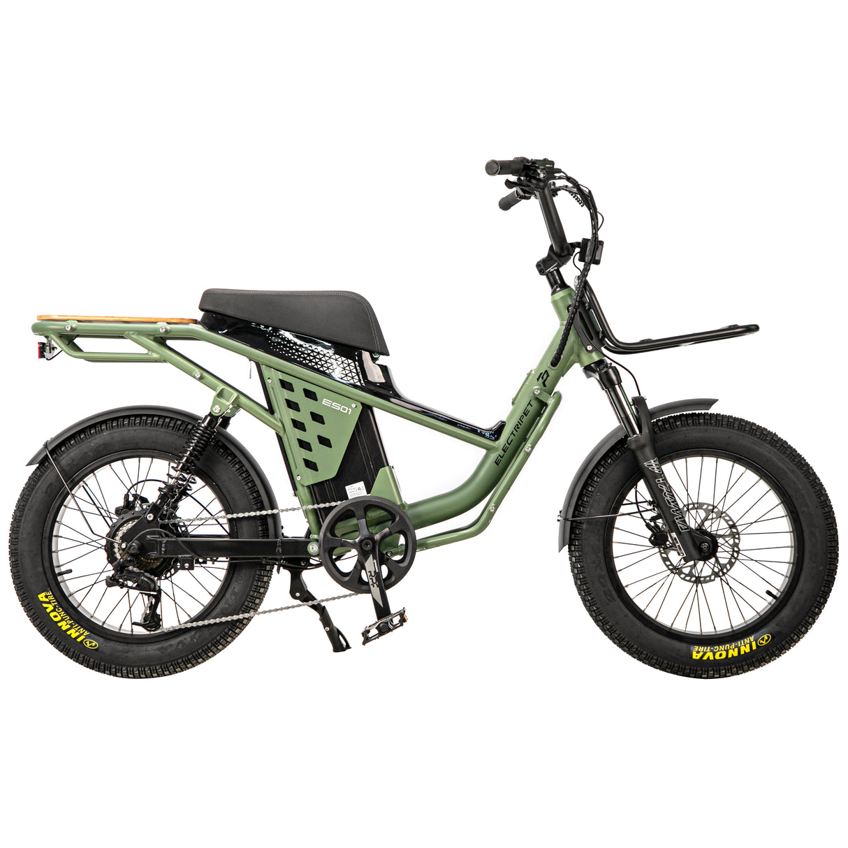 120 Miles Range Fat Tire Electric camping bike