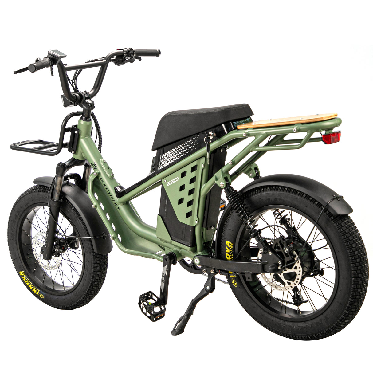 120 Miles Range Fat Tire Electric camping bike